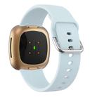 Kalebol Pin Buckle Silicone Watch Band For Fitbit Versa 3 / 4(Light Blue) - 2
