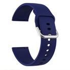 Kalebol Pin Buckle Silicone Watch Band For Fitbit Versa 3 / 4(Dark Blue) - 3