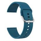 Kalebol Pin Buckle Silicone Watch Band For Fitbit Versa 3 / 4(Dark Green) - 3