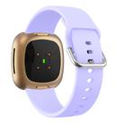 Kalebol Pin Buckle Silicone Watch Band For Fitbit Versa 3 / 4(Lavender) - 2