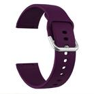 Kalebol Pin Buckle Silicone Watch Band For Fitbit Versa 3 / 4(Dark Purple) - 3