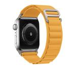 For Apple Watch 46mm / 49mm / 45mm / 44mm Kalebol Aline Nylon Loop Watch Band(Yellow) - 2