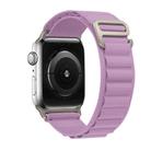 For Apple Watch 46mm / 49mm / 45mm / 44mm Kalebol Aline Nylon Loop Watch Band(Light Purple) - 2