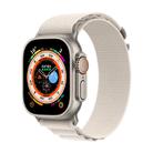 For Apple Watch 46mm / 49mm / 45mm / 44mm Kalebol Aline Nylon Loop Watch Band(Starlight) - 1