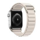 For Apple Watch 46mm / 49mm / 45mm / 44mm Kalebol Aline Nylon Loop Watch Band(Starlight) - 2