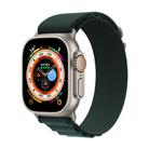 For Apple Watch 42mm / 41mm / 40mm / 38mm Kalebol Aline Nylon Loop Watch Band(Forest Green) - 1