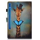 For Samsung Galaxy Tab S8 / Galaxy Tab S7 T870 Colored Drawing Horizontal Flip Leather Case with Holder & Card Slots & Pen Slot & Sleep / Wake-up Function(Deer Head) - 4