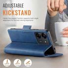 For Xiaomi Poco C65 4G AutSpace A11 Side Buckle MagSafe Magnetic RFID Phone Leather Case(Blue) - 3