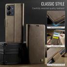 For Xiaomi Poco C65 4G AutSpace A11 Side Buckle MagSafe Magnetic RFID Phone Leather Case(Coffee) - 2
