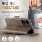 For Xiaomi Poco C65 4G AutSpace A11 Side Buckle MagSafe Magnetic RFID Phone Leather Case(Coffee) - 3