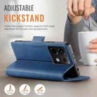 For Xiaomi Poco X6 5G AutSpace A11 Side Buckle MagSafe Magnetic RFID Phone Leather Case(Blue) - 3