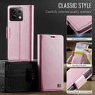 For Xiaomi Poco X6 5G AutSpace A11 Side Buckle MagSafe Magnetic RFID Phone Leather Case(Rose Gold) - 2