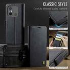 For Redmi 11A / 12C AutSpace A11 Side Buckle MagSafe Magnetic RFID Phone Leather Case(Black) - 2