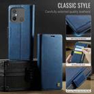 For Redmi 11A / 12C AutSpace A11 Side Buckle MagSafe Magnetic RFID Phone Leather Case(Blue) - 2