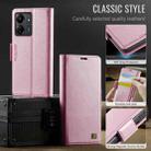 For Redmi 13C AutSpace A11 Side Buckle MagSafe Magnetic RFID Phone Leather Case(Rose Gold) - 2
