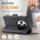 For Redmi 14C 5G AutSpace A11 Side Buckle MagSafe Magnetic RFID Phone Leather Case(Black) - 3