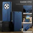 For Redmi 14C 5G AutSpace A11 Side Buckle MagSafe Magnetic RFID Phone Leather Case(Blue) - 2