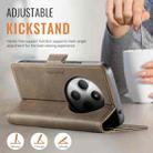 For Redmi 14C 5G AutSpace A11 Side Buckle MagSafe Magnetic RFID Phone Leather Case(Coffee) - 3
