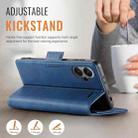 For Redmi Note 13 Pro+ 5G AutSpace A11 Side Buckle MagSafe Magnetic RFID Phone Leather Case(Blue) - 3