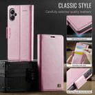 For Redmi Note 13 Pro+ 5G AutSpace A11 Side Buckle MagSafe Magnetic RFID Phone Leather Case(Rose Gold) - 2