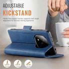 For Redmi Note 14 Pro 5G AutSpace A11 Side Buckle MagSafe Magnetic RFID Phone Leather Case(Blue) - 3