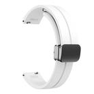 For Garmin Lily 2 14mm Kalebol Magnetic Buckle Silicone Strap(White) - 3