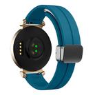 For Garmin Lily 2 14mm Kalebol Magnetic Buckle Silicone Strap(Rock Blue) - 2