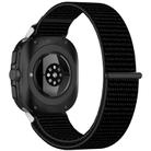 For Samsung Galaxy Watch Ultra 47mm Kalebol Hook and Loop Fastener Nylon Braided Watch Band(Black) - 2