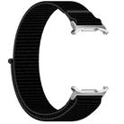 For Samsung Galaxy Watch Ultra 47mm Kalebol Hook and Loop Fastener Nylon Braided Watch Band(Black) - 3
