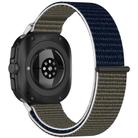 For Samsung Galaxy Watch Ultra 47mm Kalebol Hook and Loop Fastener Nylon Braided Watch Band(Grey Blue) - 2
