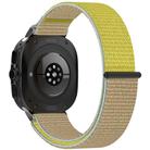 For Samsung Galaxy Watch Ultra 47mm Kalebol Hook and Loop Fastener Nylon Braided Watch Band(Camel) - 2