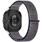 For Samsung Galaxy Watch Ultra 47mm Kalebol Hook and Loop Fastener Nylon Braided Watch Band(Midnight Blue) - 2