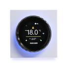 BHT-2007-P16-GC Boiler Heating 1.6 inch TFT Color Screen Threaded Knob Thermostat(White Black) - 1