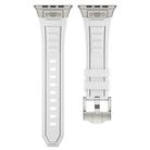 For Apple Watch 46mm / 49mm / 45mm / 44mm Kalebol High Stretch Silicone Armor Watch Band(Titanium White) - 2