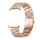 For Samsung Galaxy Watch Ultra 47mm / Ultra 2025 Kalebol Three-bead Steel Watch Band(Rose Gold) - 2