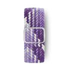 For Apple Watch 46mm / 49mm / 45mm / 44mm Kalebol Eight Buckle Nylon Braided Watch Band(Grape Purple) - 2