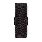 For Apple Watch 46mm / 49mm / 45mm / 44mm Kalebol Eight Buckle Nylon Braided Watch Band(Starlight Black) - 2