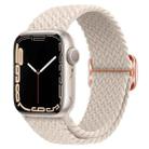 For Apple Watch 46mm / 49mm / 45mm / 44mm Kalebol Eight Buckle Nylon Braided Watch Band(Starlight) - 1