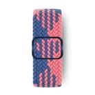 For Apple Watch 42mm / 41mm / 40mm / 38mm Kalebol Eight Buckle Nylon Braided Watch Band(Blue Pink) - 2