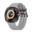 For Samsung Galaxy Watch Ultra 47mm Kalebol Porous Breathable Silicone Watch Band(Grey) - 1