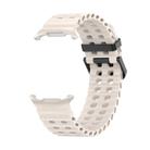 For Samsung Galaxy Watch Ultra 47mm Kalebol Porous Breathable Silicone Watch Band(Starlight) - 2