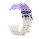For Samsung Galaxy Watch Ultra 47mm Kalebol Porous Breathable Silicone Watch Band(Starlight Purple) - 2
