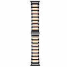 For Apple Watch 46mm / 49mm / 45mm / 44mm Kalebol Tooling Metal Zinc Alloy Watch Band(Black Rose Gold) - 3