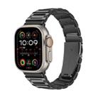 For Apple Watch 46mm / 49mm / 45mm / 44mm Kalebol Tooling Metal Zinc Alloy Watch Band(Black) - 1
