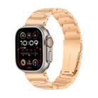 For Apple Watch 46mm / 49mm / 45mm / 44mm Kalebol Tooling Metal Zinc Alloy Watch Band(Rose Gold) - 1