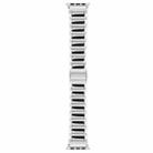 For Apple Watch 46mm / 49mm / 45mm / 44mm Kalebol Tooling Metal Zinc Alloy Watch Band(Silver Black) - 3