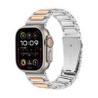 For Apple Watch 46mm / 49mm / 45mm / 44mm Kalebol Tooling Metal Zinc Alloy Watch Band(Silver Rose Gold) - 1