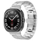 For Samsung Galaxy Watch Ultra 47mm Kalebol One-bead Stainless Steel Watch Band(Silver) - 1