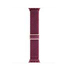 For Apple Watch 46mm / 49mm / 45mm / 44mm Kalebol Eight Buckle Wavy Braided Nylon Watch Band(Wine Red) - 2