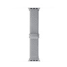 For Apple Watch 46mm / 49mm / 45mm / 44mm Kalebol Eight Buckle Wavy Braided Nylon Watch Band(Light Grey) - 2